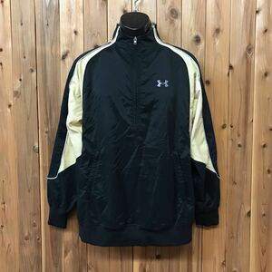 UNDER ARMOUR/アンダーアーマー◆ウィンドブレーカー ハーフジップ トップス ピステ◇メンズ size MD＊スポーツ ビッグロゴ 速乾