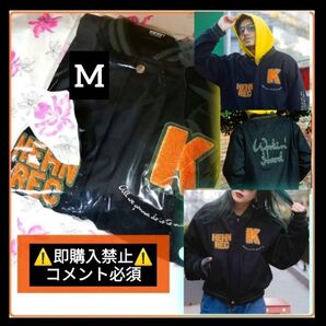 コメント必須★値下げ不可▼藤井風 Workin'Hard スタジャン M グッズ ヘンレコ HEHN LASA KAZE