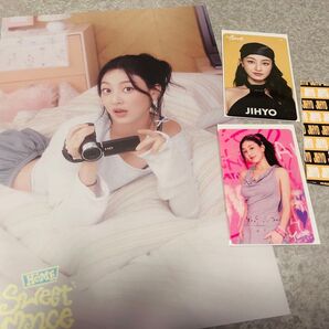TWICE ジヒョ once5期ミニポスター&トレカ2枚セット