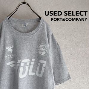 古着 “PORT&COMPANY” VoloSports Advertising T-shirt / Tシャツ グレイ