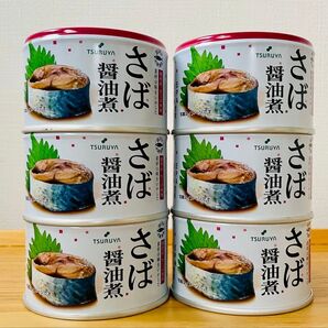 さば醤油煮 6缶 国内産生さば使用 素材の味を生かした ツルヤ