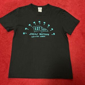 LOCAL MOTION HAWAII EST 1977 半袖Tシャツ ブラック ハワイアン