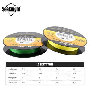 SeaKnight ナノ 100 メートル 300 メートル 4 ストランド編組ラインマルチフィラメント PE 釣り糸 4LB 6LB 8LB 10LB 直径 0.07-0.12 ミリ