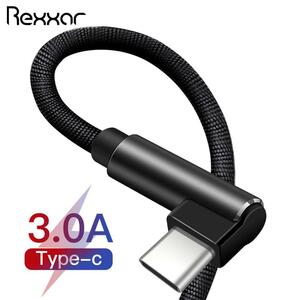 合rexxarマイクロusb充電ケーブルxiaomi注5プロ90度肘サムスンhuawei社ソニーusb cケーブル