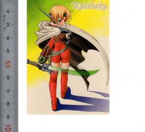「No.182 Kaishaku オリジナルカード-4 Gファンタジー」ENIX 2000（大きさ トレーディングカード）【送料無料】「熊五郎のトレカ」00900806