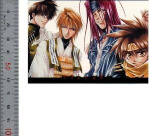 [No.28 иллюстрации коллекция серии 04 стикер три магазин . пустой ....~ Gensou Maden Saiyuki ][ наклейка * стикер ] медведь ... коллекционные карточки 1564