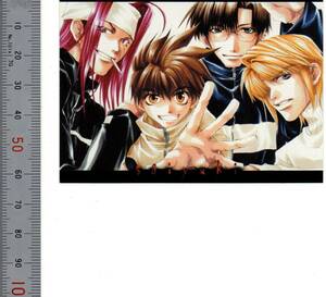 [No.37 иллюстрации коллекция серии 13 стикер три магазин . пустой ....~ Gensou Maden Saiyuki ][ наклейка * стикер ] медведь ... коллекционные карточки 1595