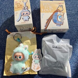 【i】正規 the monsters pin for love ぬいぐるみペンダント イニシャルラブブ ミニラブブ キーチェーン