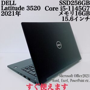 【美品】DELL 爆速SSD256GB 16GB 第11世代パソコン PC