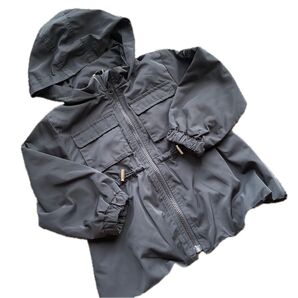 【美品】patit main 100 フード付きナイロンジャケット