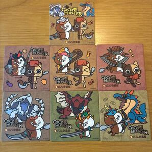 CoCo壱 モンハン コースター 7枚セット ココイチ NeCo壱 モンスターハンター CoCo壱番屋 ネコイチ