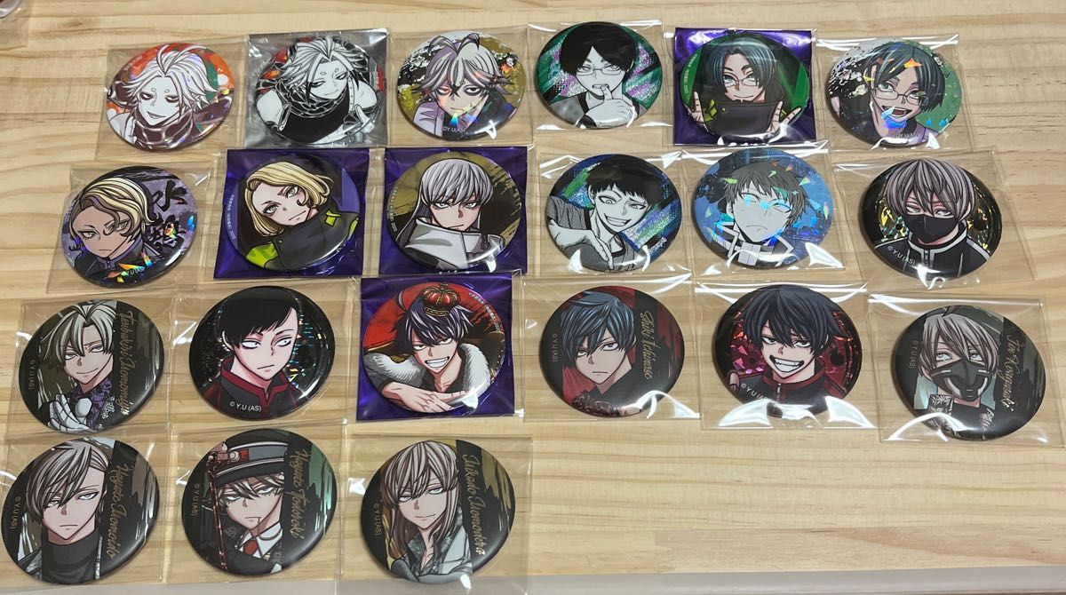 手術岾ロクロ 桃草蓬 桃源暗鬼 TSUTAYA限定 缶バッジ 原作絵