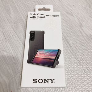 Style Cover with Stand for Xperia 5IV 純正 ブラック