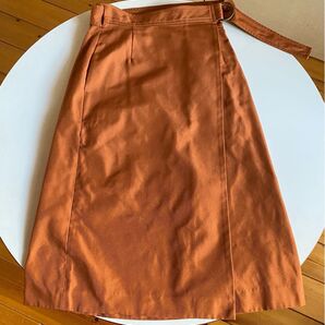 ラップスカート ロングスカート ブラウン トゥモローランド