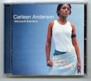 Carleen Anderson（カーリーン・アンダーソン）CD「Blessed Burden」EU盤オリジナル CIRCD35 新品同様 Young Disciples