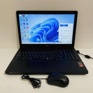 Y842 FujitsuノートパソコンSSDメモリ8G高速 Windows11