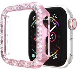Apple Watch 38mm ローズゴールド キラキラフレーム カバー