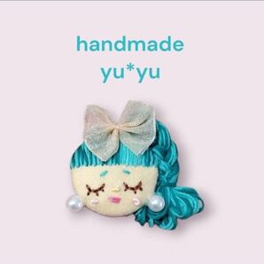 ハンドメイド ブローチ ヘアゴム