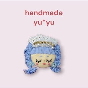 ハンドメイド ブローチ ヘアゴム