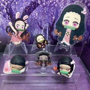 鬼滅の刃 竈門禰豆子 禰豆子 おねむたん フィギュア アクリルスタンド アクキー 5種まとめ売り