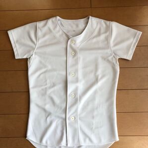 野球ユニフォームシャツ ホワイト