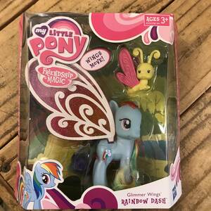 新品☆マイリトルポニー　GLIMMER WINGS 　RAINBOW DASH　フィギュア☆人形、レインボーダッシュ、美品