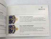 ROLEX　ロレックス　本物　サブマリーナ　2005年製　純正品　冊子_画像3