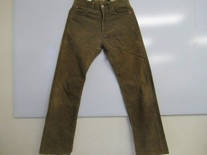 WF155★UNITED ARROWS/ユナイデッドアロウズ メンズ パンツ コーデュロイ ブラウン系 Lot.1238 W29 L34 中古品