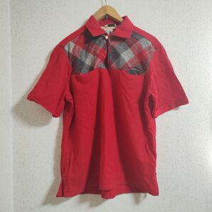 海外古着【50s ビンテージ イタリアンカラーシャツ】ロカビリー アメリカ エルビス vintage 赤