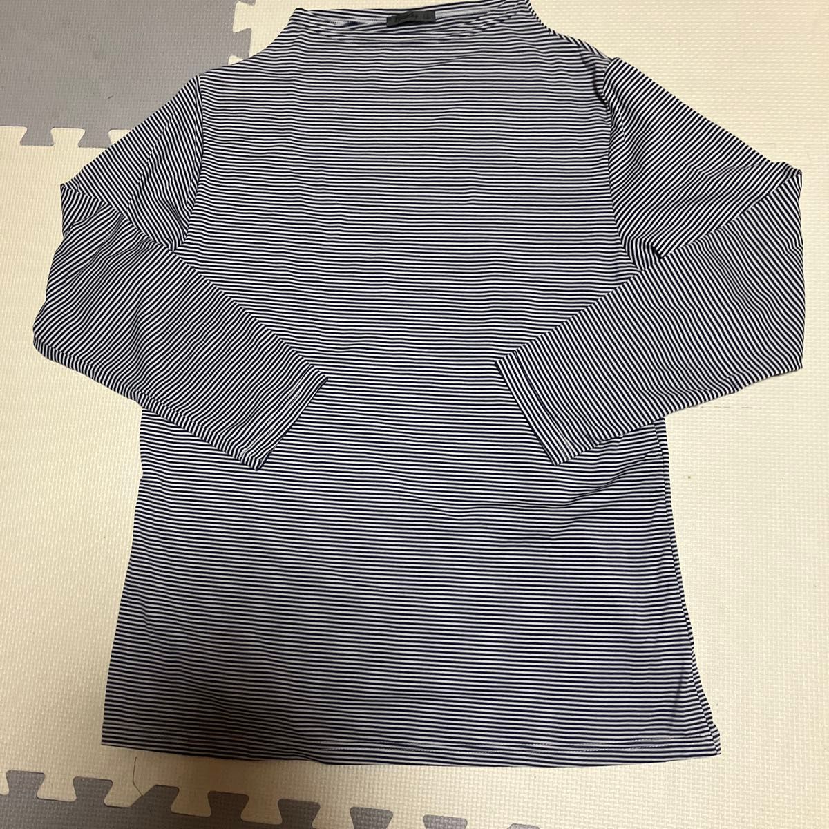 ボーダーカットソー 長袖 Tシャツ LL