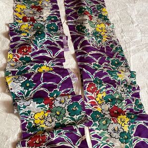 市松人形用着物に 正絹古布 洗い張り済み 半幅