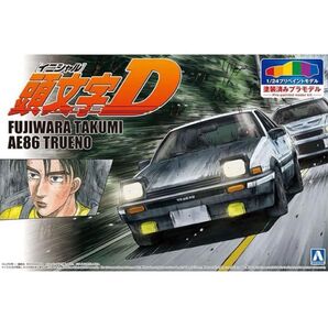 【完成品】AE86 TRUENO 1/24 頭文字D トレノ プラモデル 藤原拓海