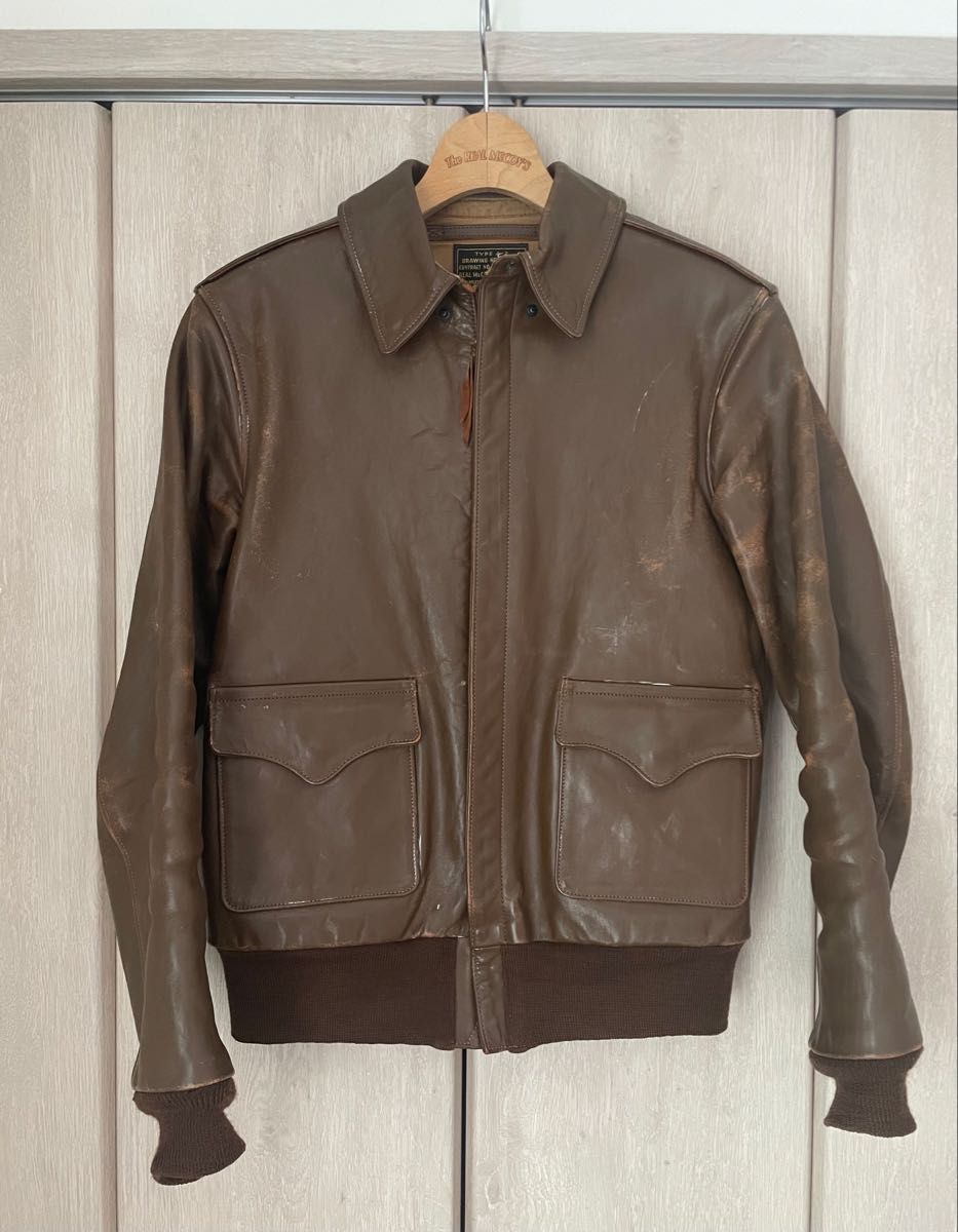 REAL MCCOY'S A-2 レザー フライトジャケット 38