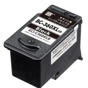 【新品・未使用】エコリカBC-360XL ブラックインクカートリッジ大容量 互換性インク
