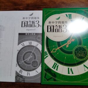 【最新版】【新品】新中学問題集 国語3年 解答解説つき