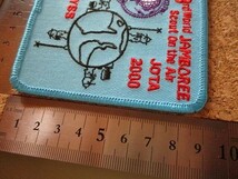 2000年 第43回 ボーイスカウト世界ジャンボリー Scout on the Air バッチ ワッペン/JA1YSSラジオworld jamboree刺繍バッジJOTAパッチV148_画像9