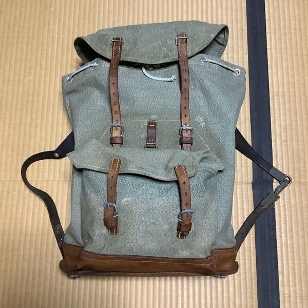 スイス軍 ごま塩 リュック バックパック ミリタリー ビンテージ マウンテンリュック