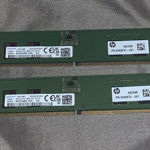 動作確認済★お早めにどうぞ★SAMSUNG DDR5 UDIMM PC5-4800 16GB(8GBx2枚)★デスクトップPC