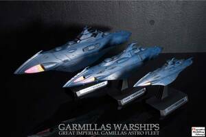 ③1/1000 large Gamila s. country .... Gamila s. set 2202 parent .. color ( Uchu Senkan Yamato 2202)tes Tria class,ke LUKA Piaa class,klipi tera class 