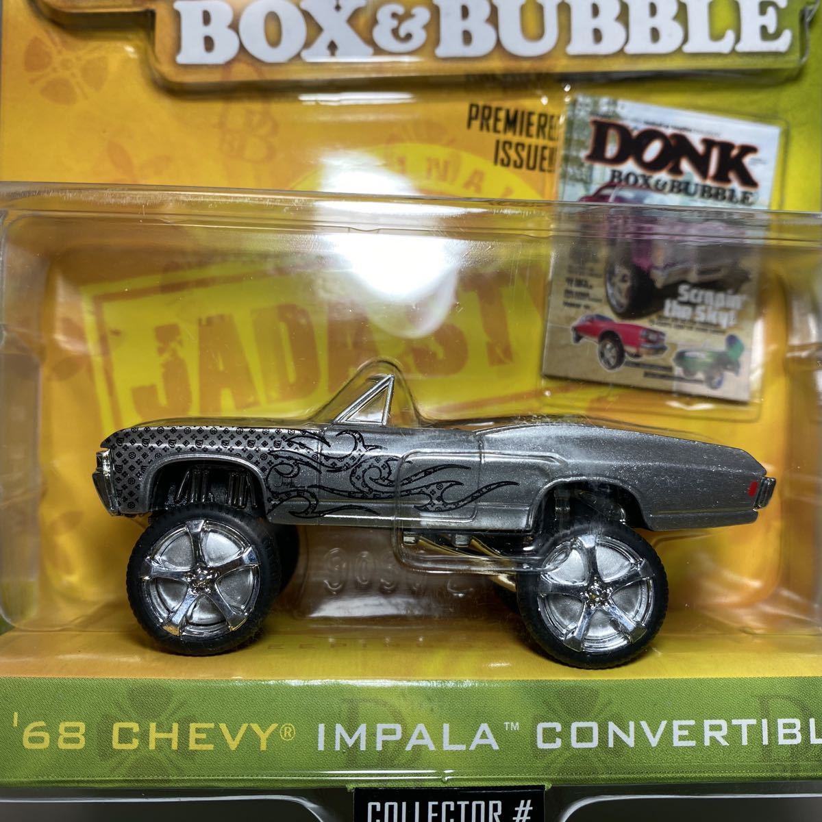 JADA 1/64 DONK BOX&BUBBLE WAVE2 '68 CHEVY IMPALA convertible