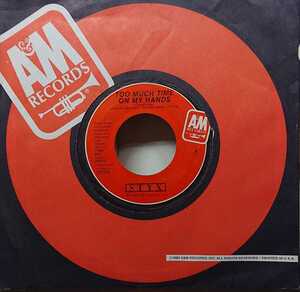 ☆STYX/TOO MUCH TIME ON MY HANDS'1980USA A&M 7INCH