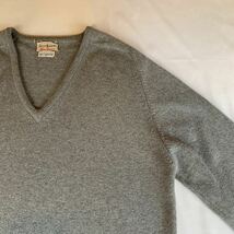 70s Alan Paine WOOL SWEATER KNIT ヴィンテージ ビンテージ アランペイン ウールセーター ウールニット Vネックセーター 60s トラッド_画像4