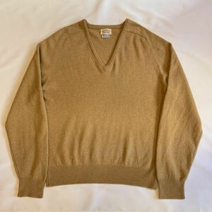 70s Alan Paine WOOL SWEATER ヴィンテージ ビンテージ アランペイン ウールセーター ウールニット Vネックセーター 60s トラッド