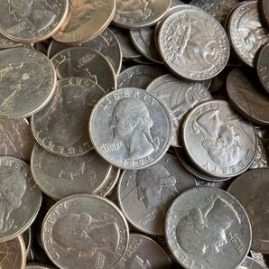 アメリカ 25セント100枚