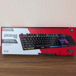 新品【英語配列】 ハイパーエックスAlloy Origins RGB 青軸