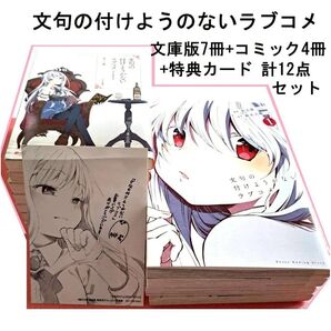 【完結!】 文句の付けようのラブコメ 文庫版+コミック+ 12点セット