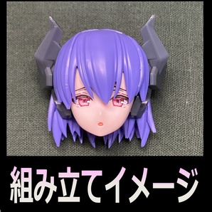 30MS シュレミ(※フェイスパーツ1種 泣き顔のみ)+イビルコスチューム※ヘアパーツとヘッドギアとヘッドギア用顔の基部(※カラーA)のみ