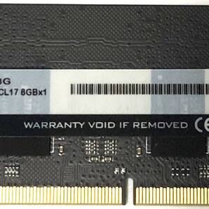 【送料無料】DDR4-2400 PC4-19200 8GB SO-DIMM (Panram D4N2400PS-8G) 中古