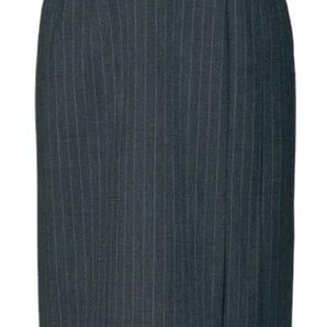【新品】ALPHA PIER_17号_タイトスカート(1:ストライプチャコールグレー)AR3819/アルファピア/かわいい会社事務服/おしゃれOL制服
