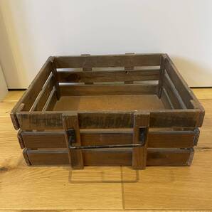 ■journal standard Furniture ジャーナルスタンダードファニチャー 収納ボックス ウッド×アイアン 古材風 木箱 ウッドボックス